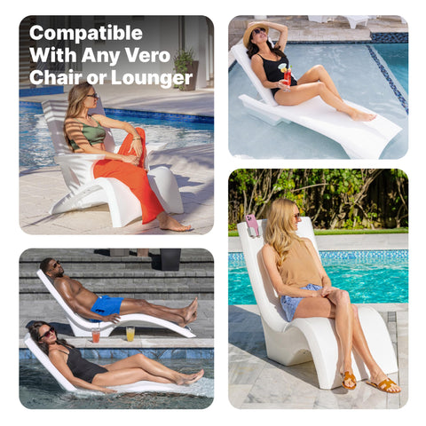 Step2 Vero lounger setup on the pool deck remains tidy.