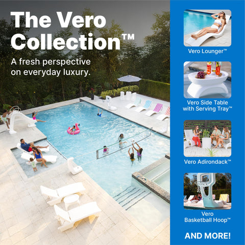 Step2 Vero Pool Chair UV-resistant resin preserves color during sun