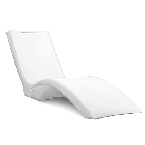 Step2 Vero Pool Lounger on sun shelf for comfortable tanning.