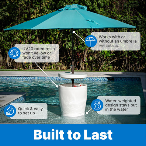 Step2 Vero stay-put design uses water fill to stabilize the table