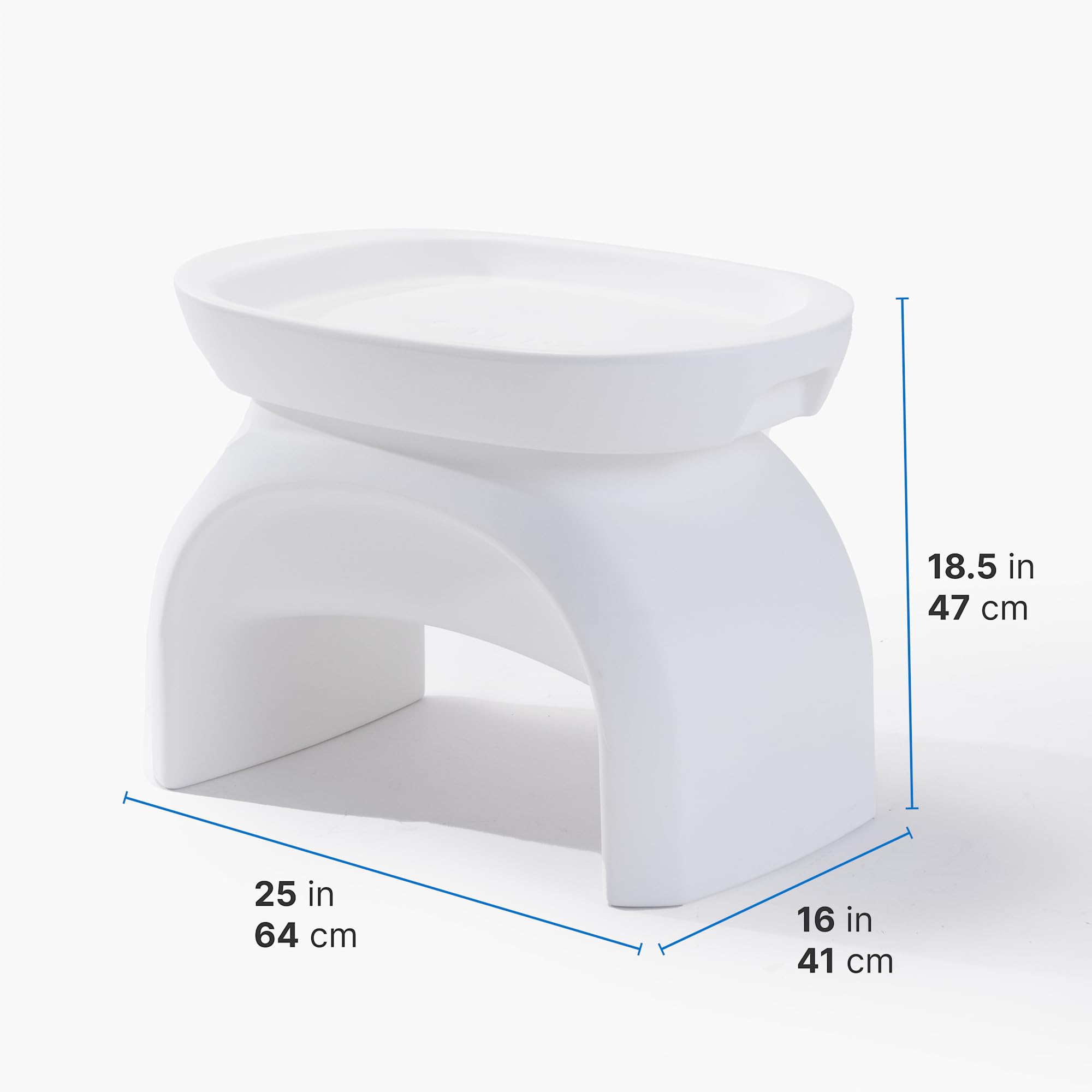 Step2 Vero table poolside showing indoor-outdoor versatility in sunny spaces