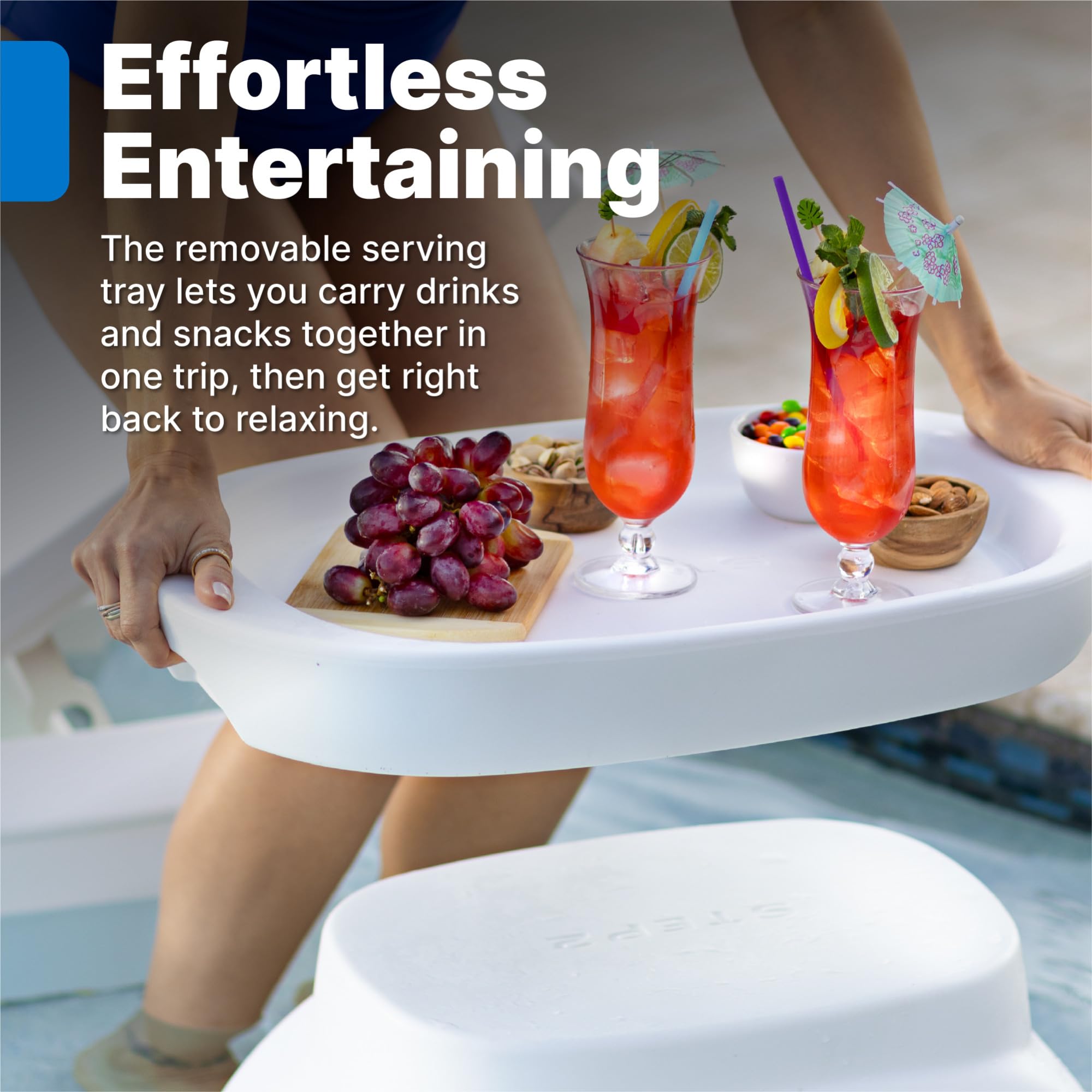 Step2 Vero weatherproof durability withstands chlorine and sun for long-lasting poolside use