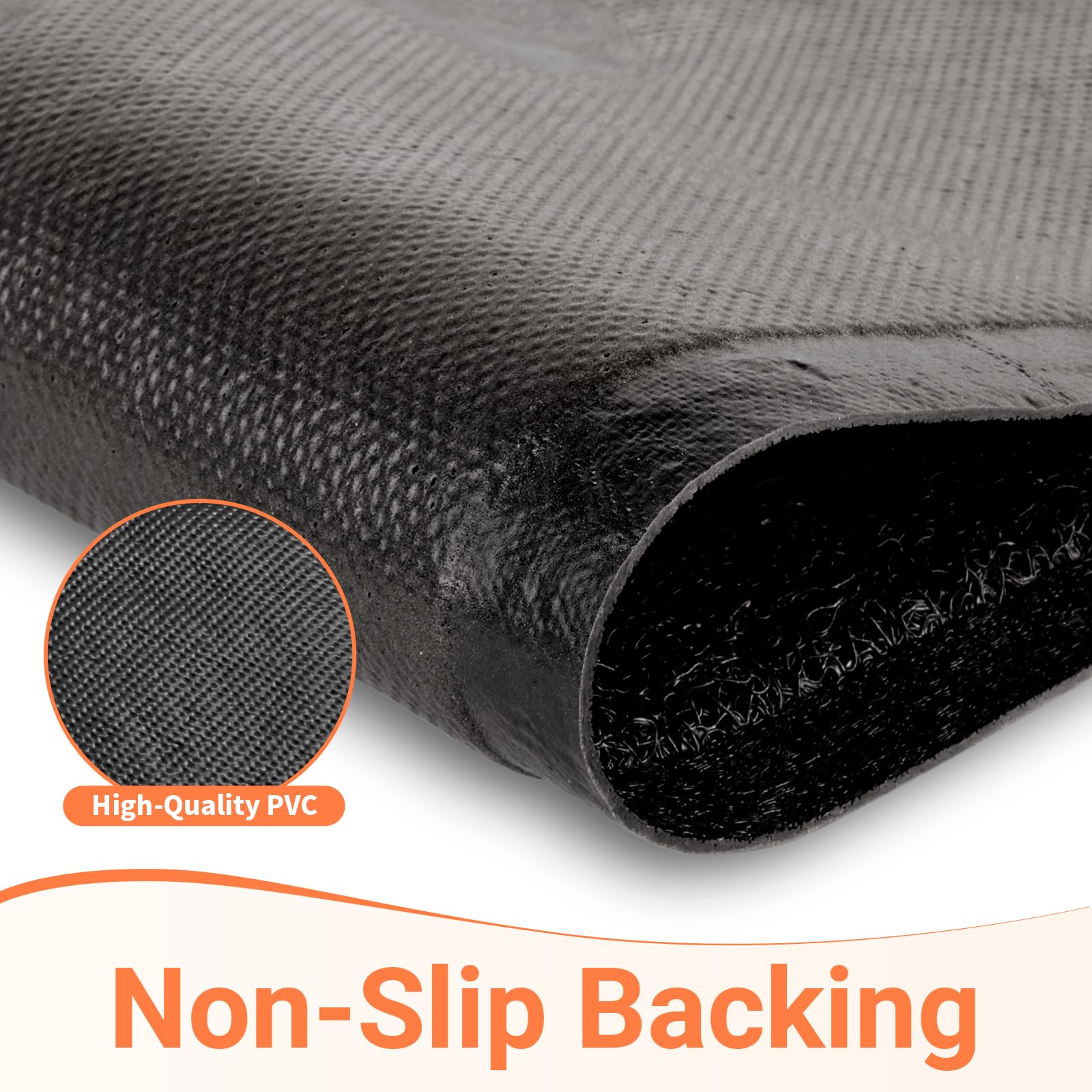StepLively mat being vacuumed—easy-clean surface maintains fresh look.