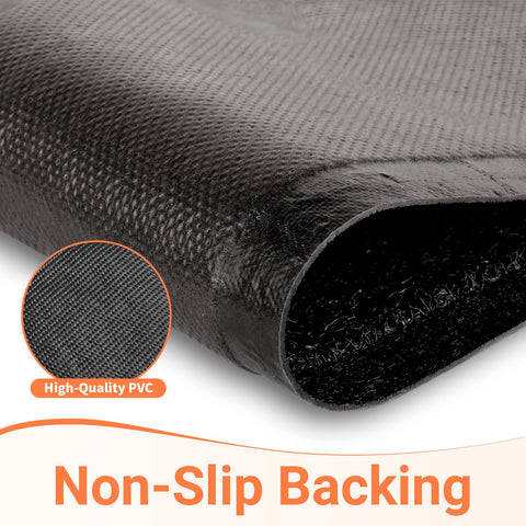 StepLively mat being vacuumed—easy-clean surface maintains fresh look.