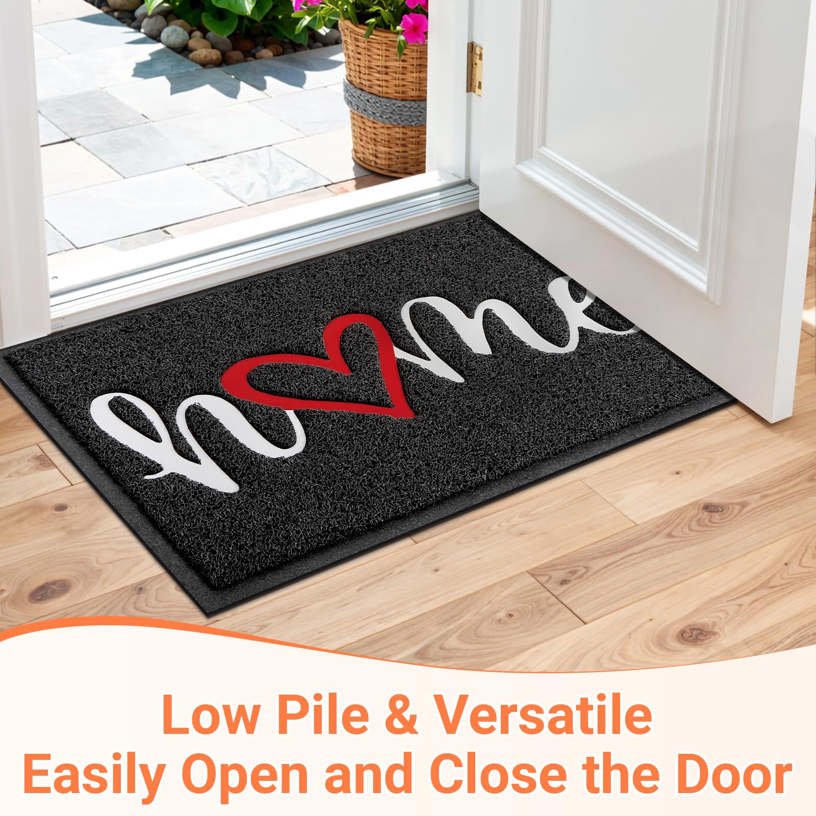 StepLively door mat available in three sizes for various entryways.