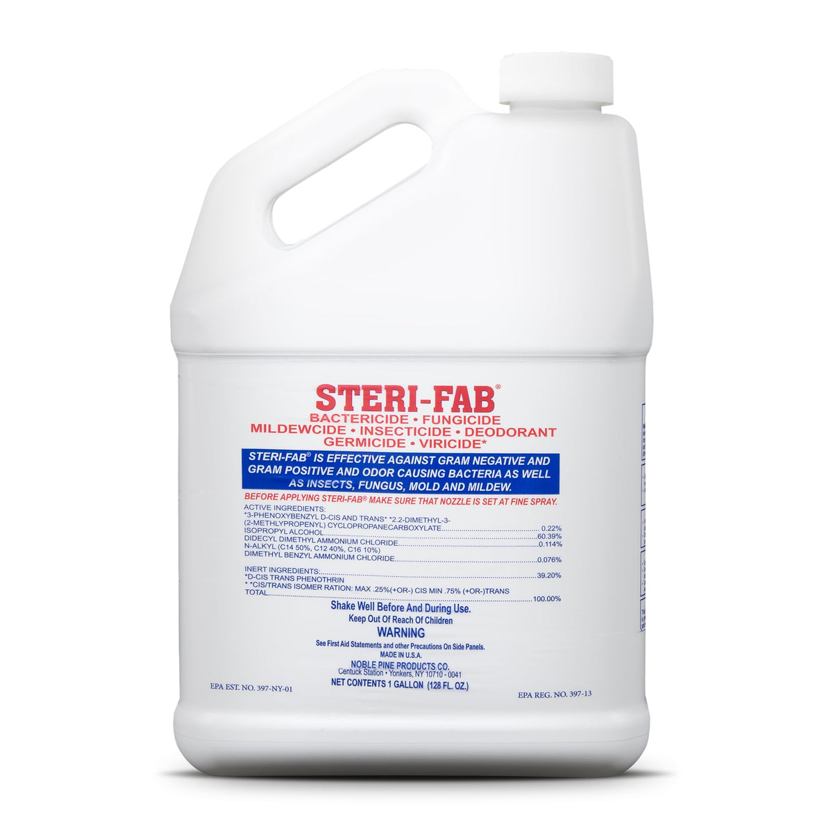 Steri-Fab bottle in action for quick-dry surface disinfection and pest control