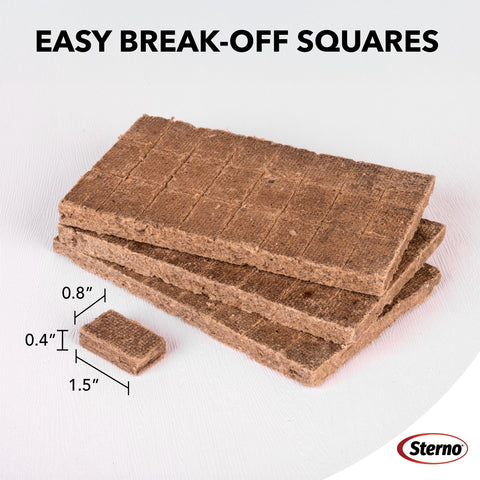Sterno Bulk 144-Count Fire Starter Squares for regular grilling and fires.