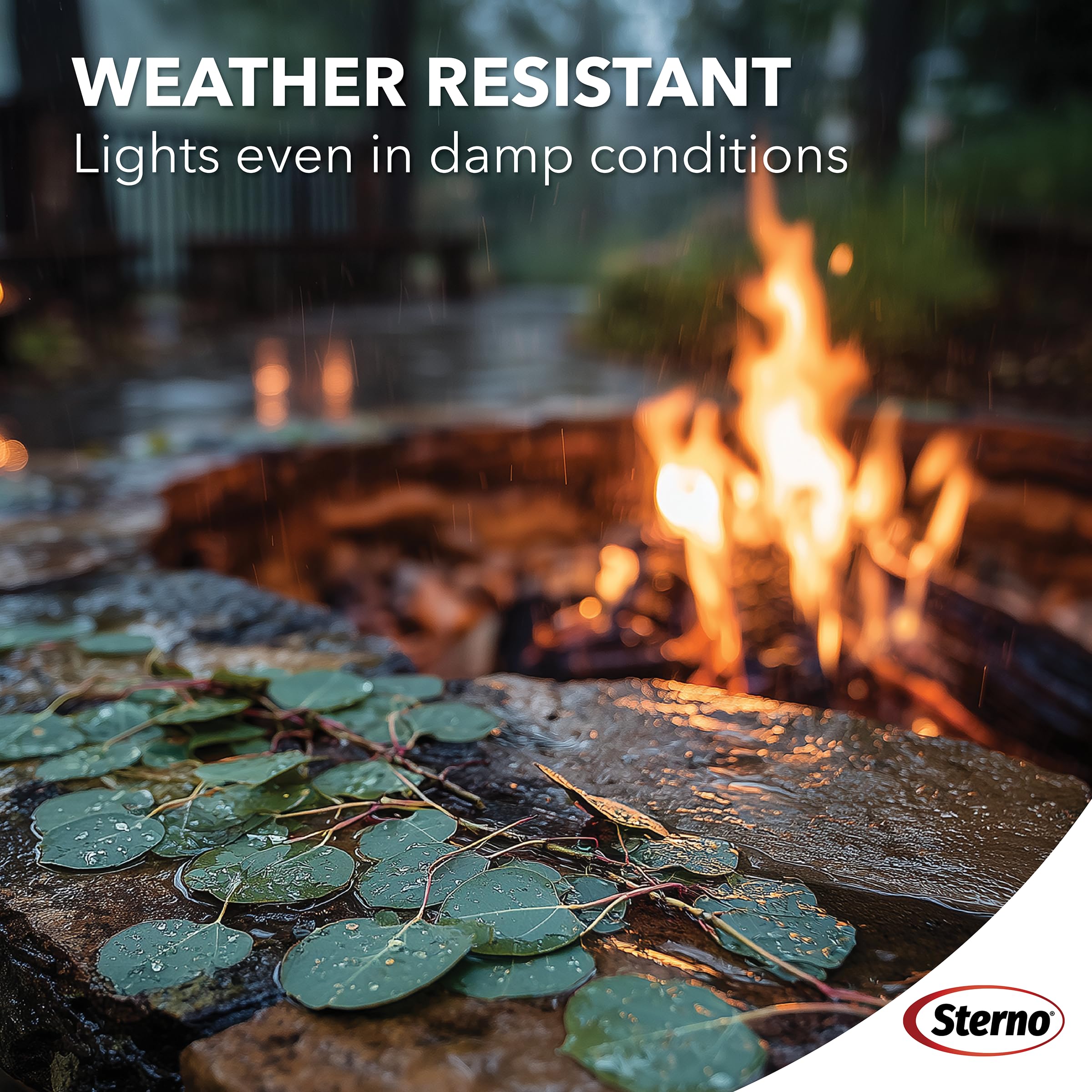 Sterno Clean No-Mess Fire Starter Squares simplify lighting with no spills.