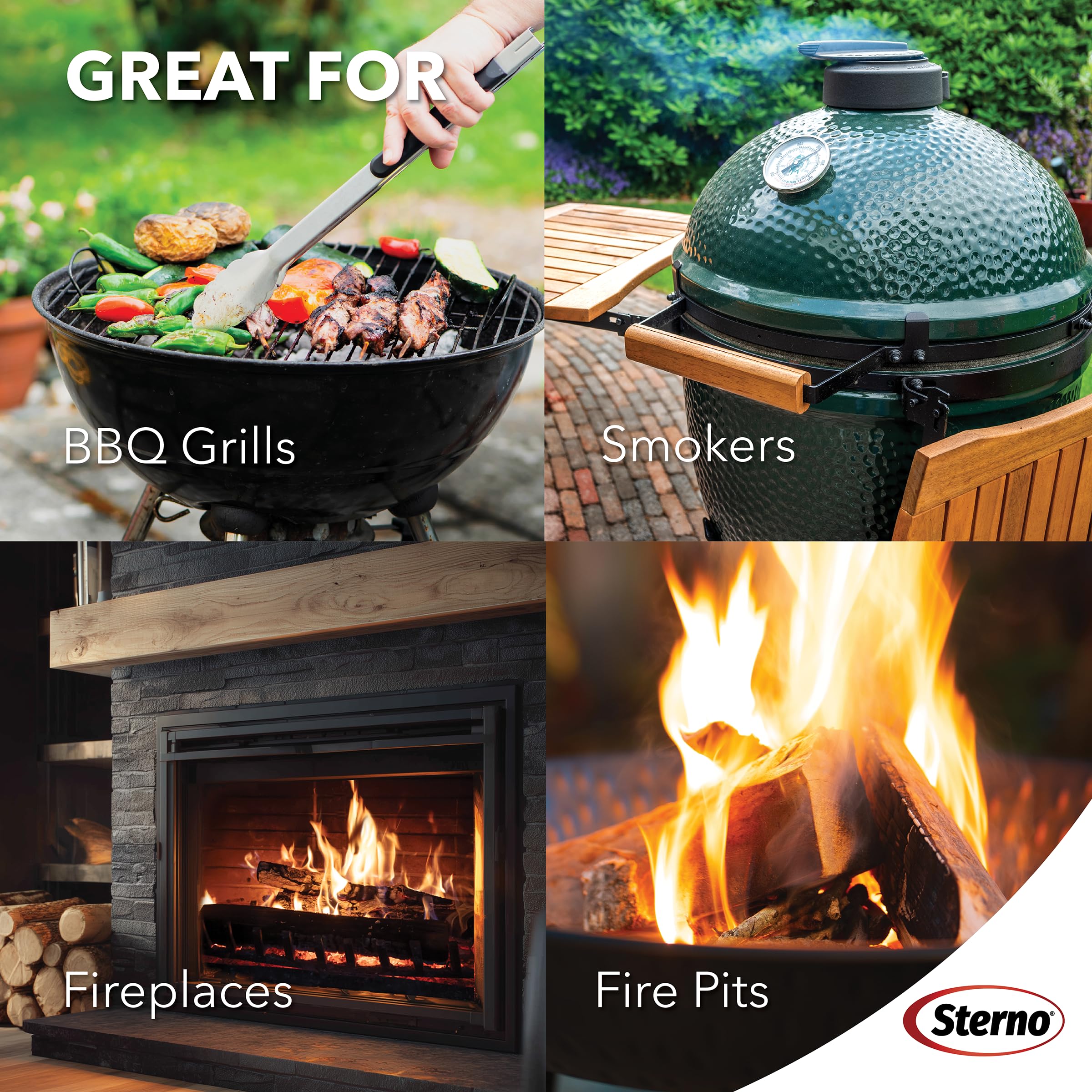 Sterno Fire Starter Squares ignition in damp conditions for reliable lighting.