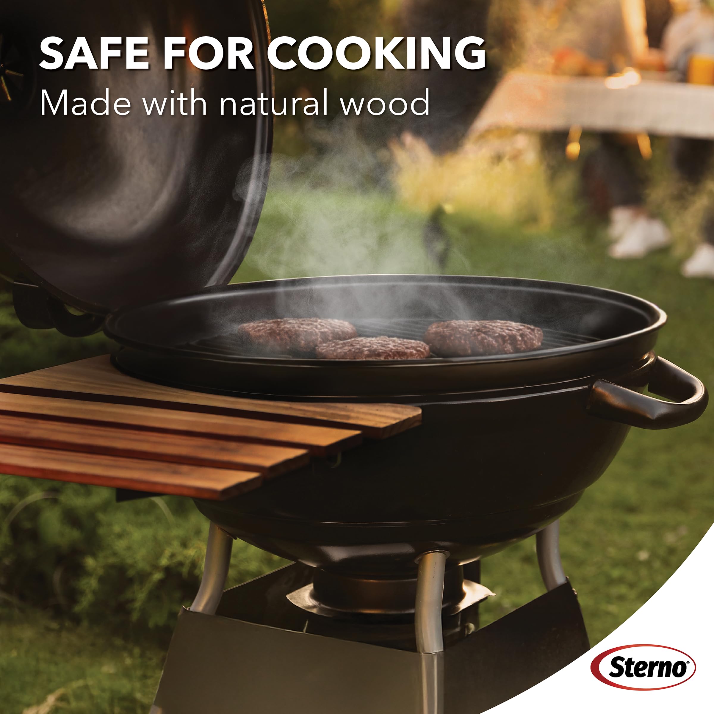Sterno Natural Wood Fire Starter Cubes deliver a clean burn with no added flavors.
