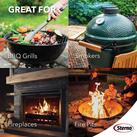Sterno tumbleweeds close-up in natural wood fibers for clean burn.