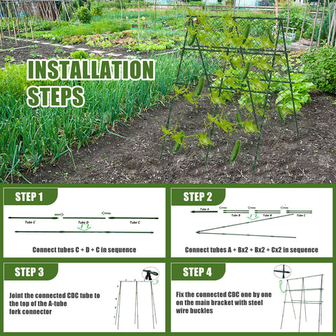 STFALI easy-assembly trellis for quick setup without tools