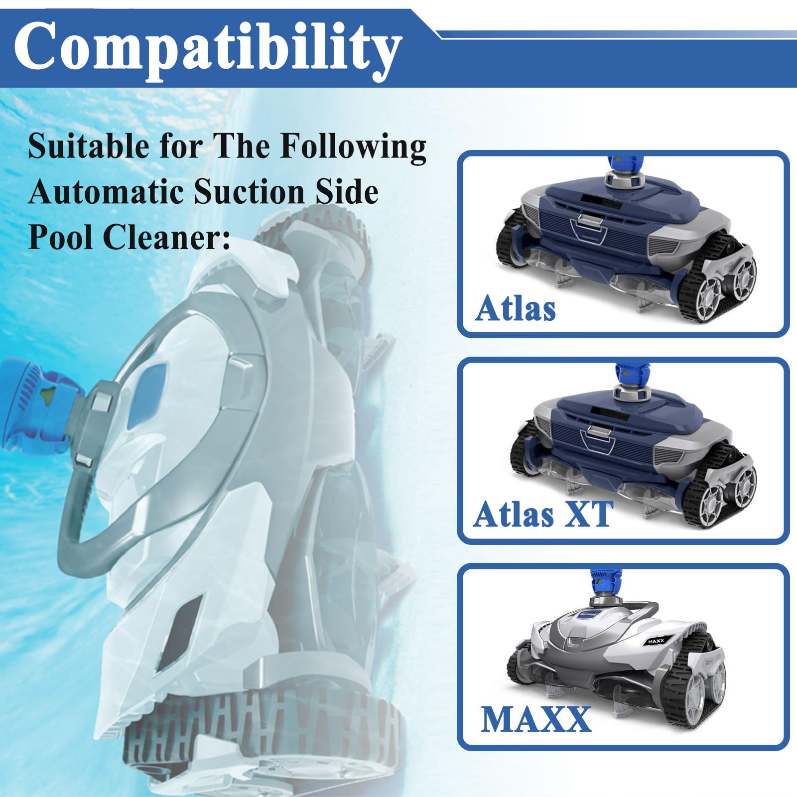 Sthangbig drive shaft in use with MAXX pool cleaner
