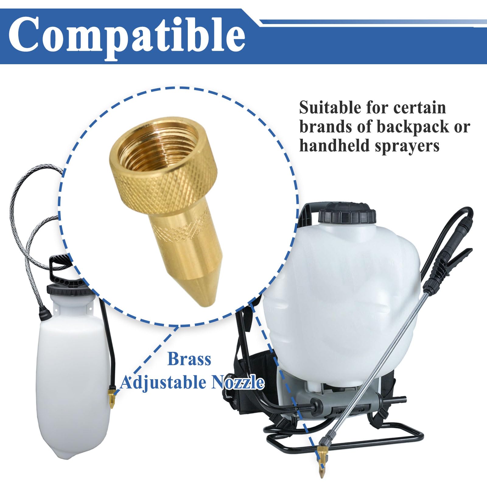 Sthangbig lawn sprayer compatibility view for reliable connection with common models.