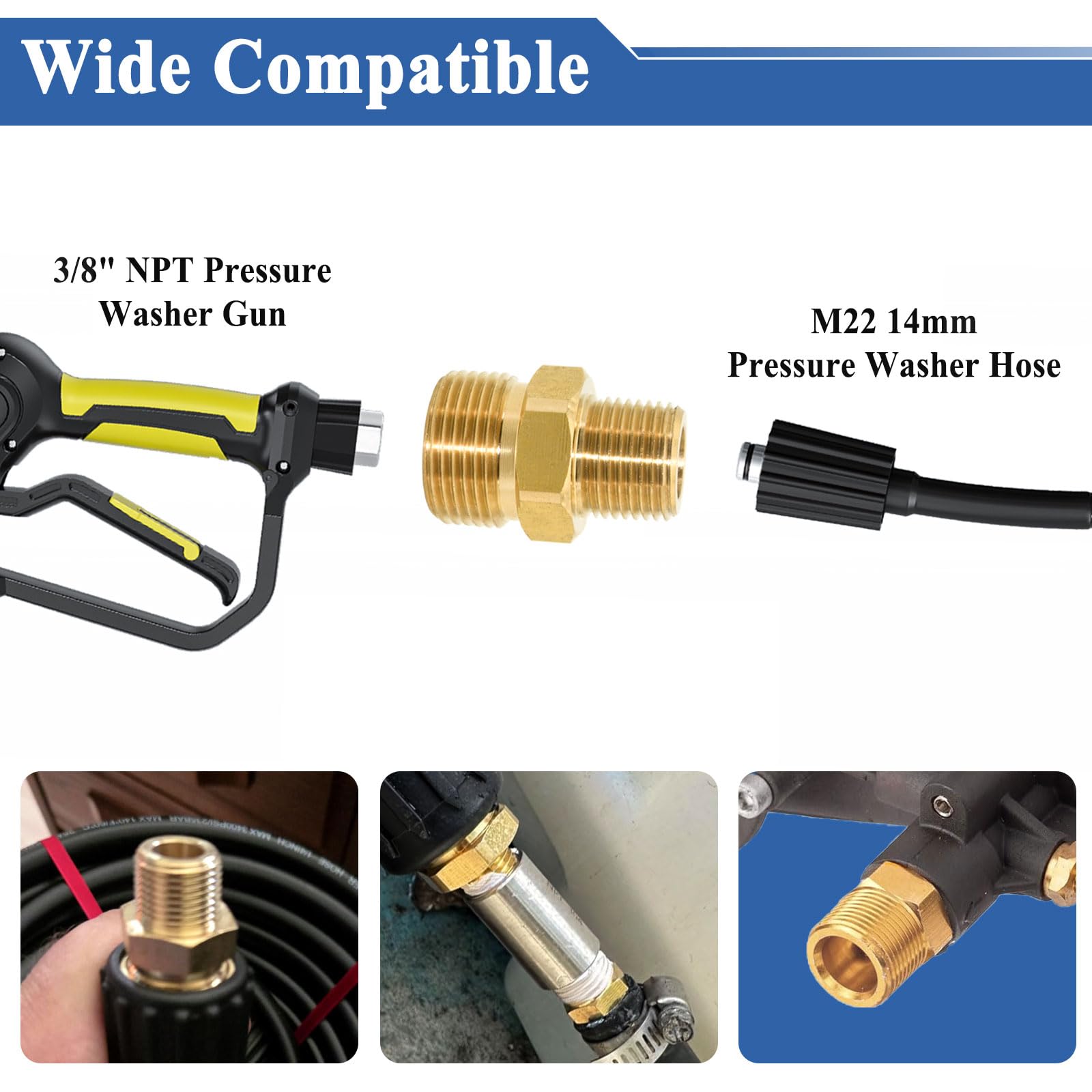 Sthangbig brass fittings provide precise threading and easy installation.