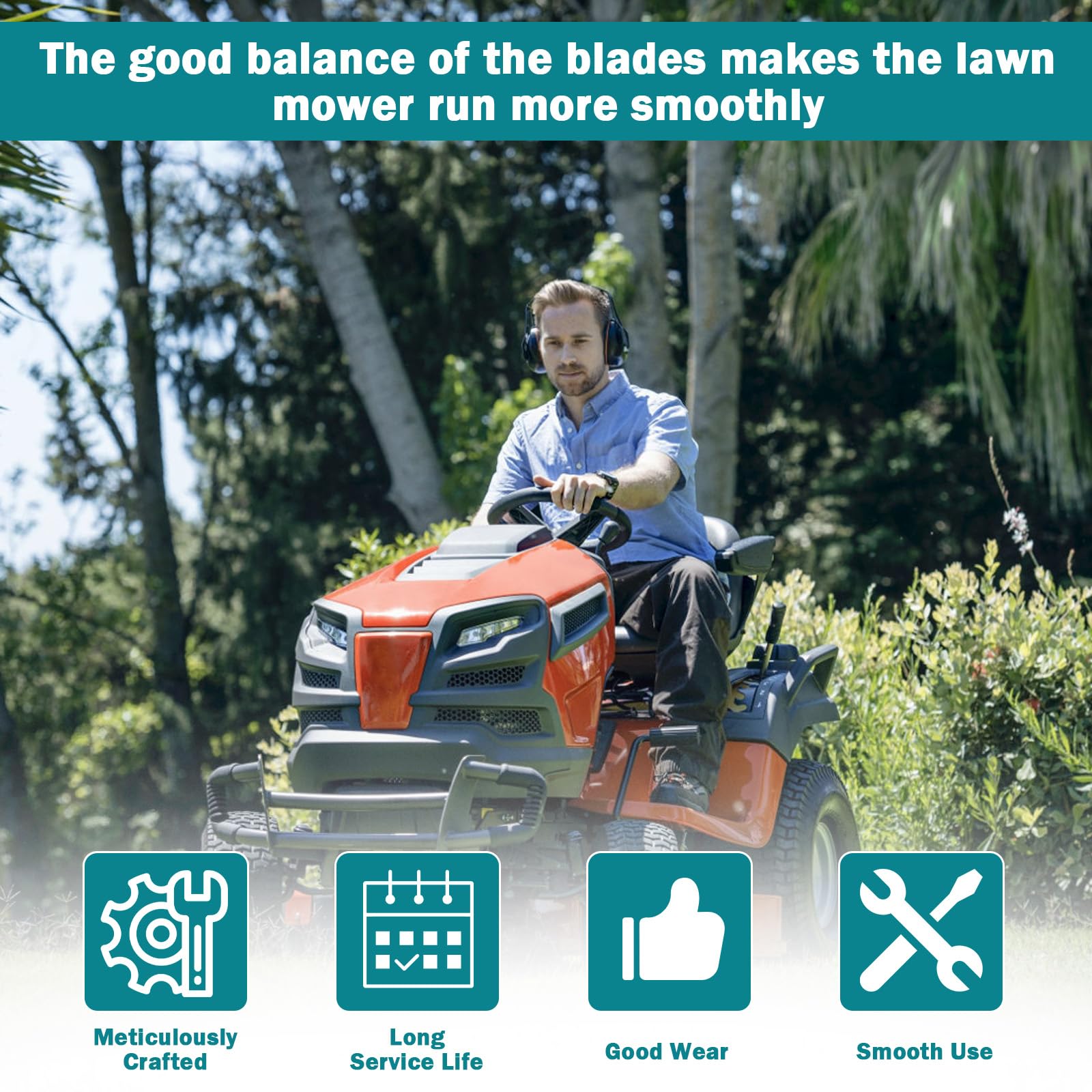 Sthovd durable blade with strong construction for tough mowing