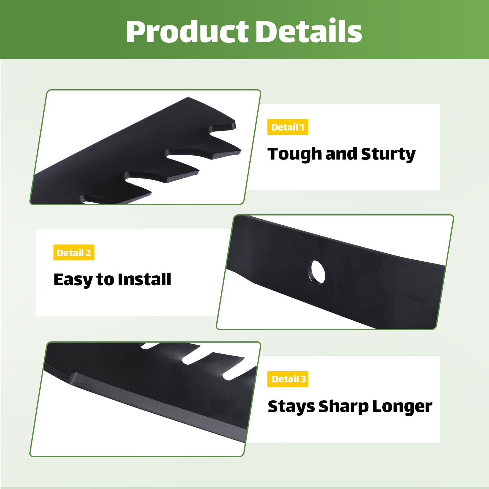 Sthovd two blades per pack highlighting durability and ready replacement