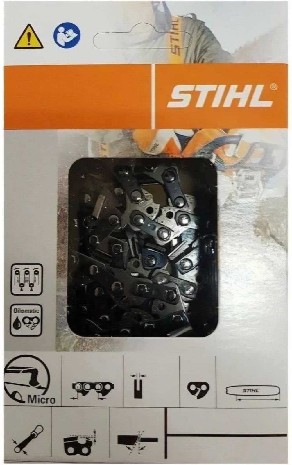 STIHL 26RM3-81 chain mounted on a 20-inch bar for efficient felling