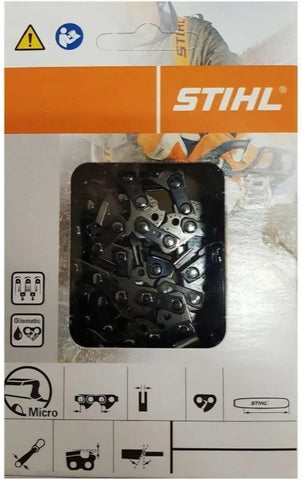 STIHL 26RM3-81 chain mounted on a 20-inch bar for efficient felling