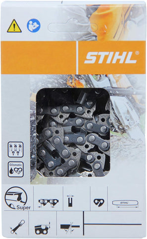 STIHL 26RS68 18-inch chain box showing genuine packaging and authenticity.