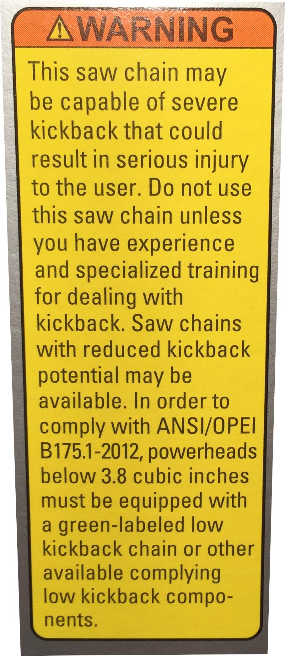 Stihl 33RS-84 2PK drive link sequence emphasizes consistent engagement