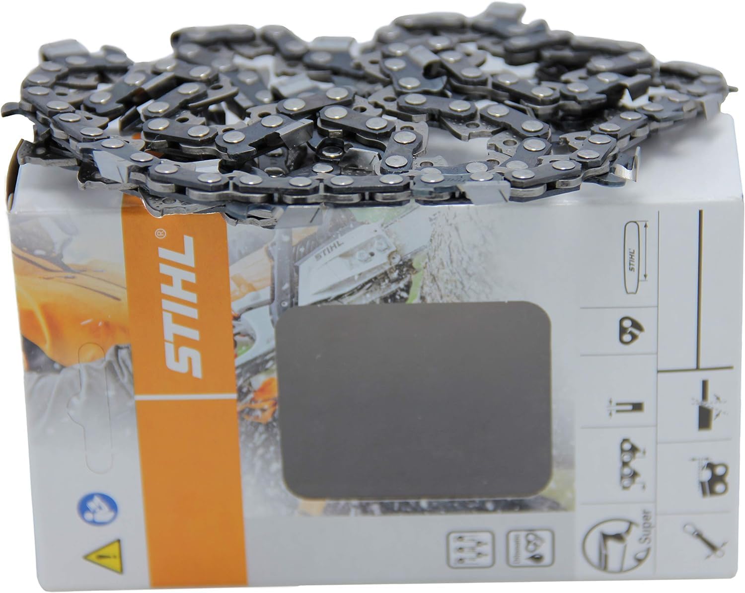 Stihl 3610 005 0055 chain being sharpened for easy maintenance