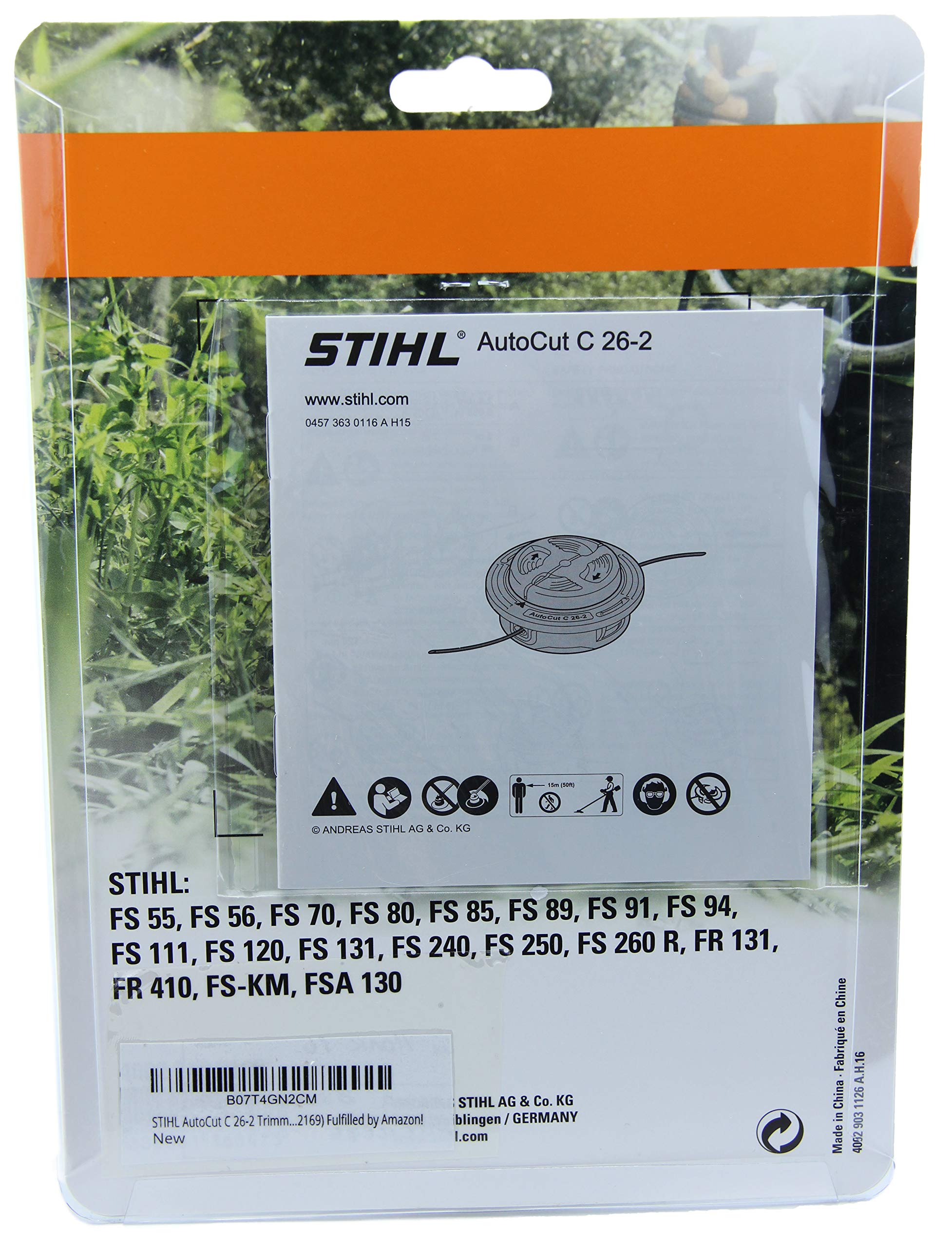 Stihl AutoCut C26-2 head: reliable garden maintenance tool.
