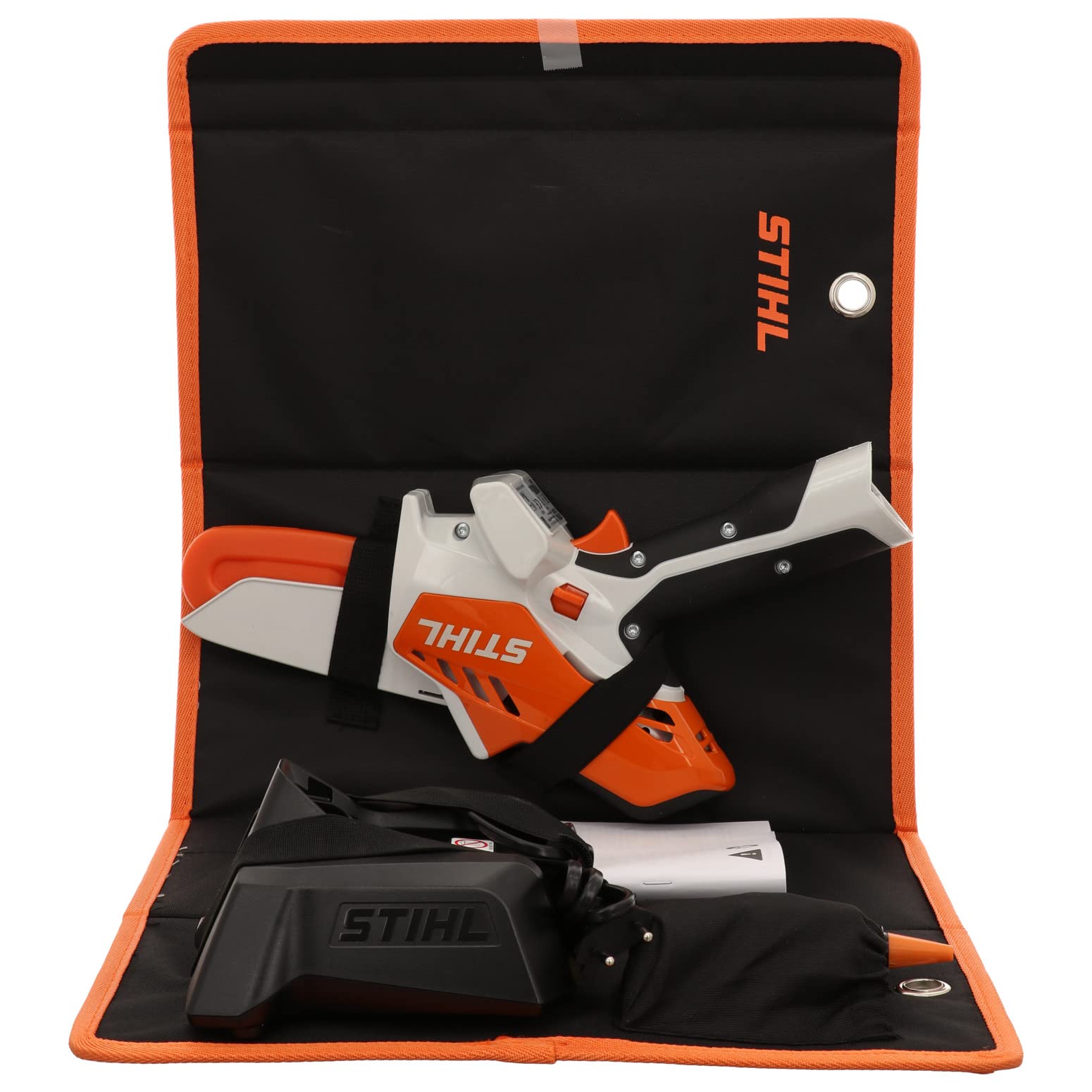 Stihl GTA 26 made in China label shows origin.