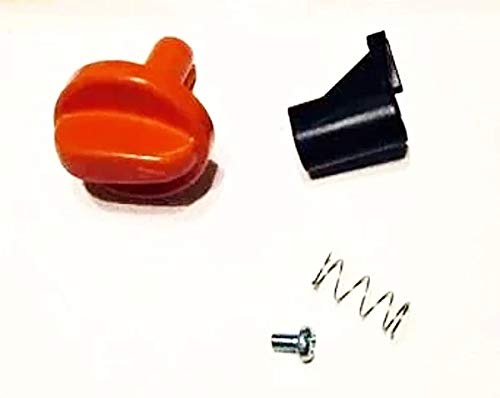 Stihl OEM choke knob close-up for compatible trimmers, easy replacement and reliable starting.