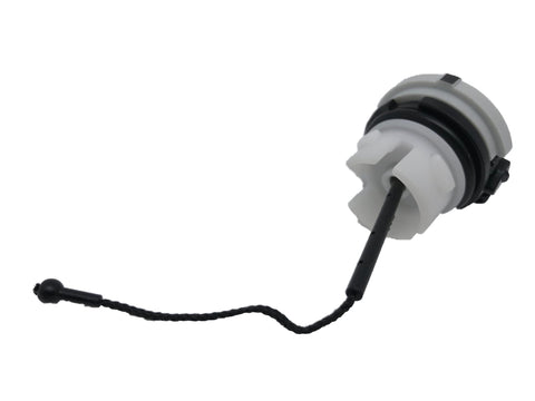 Stihl oil filler cap installed on compatible saws ensures leak prevention during use.