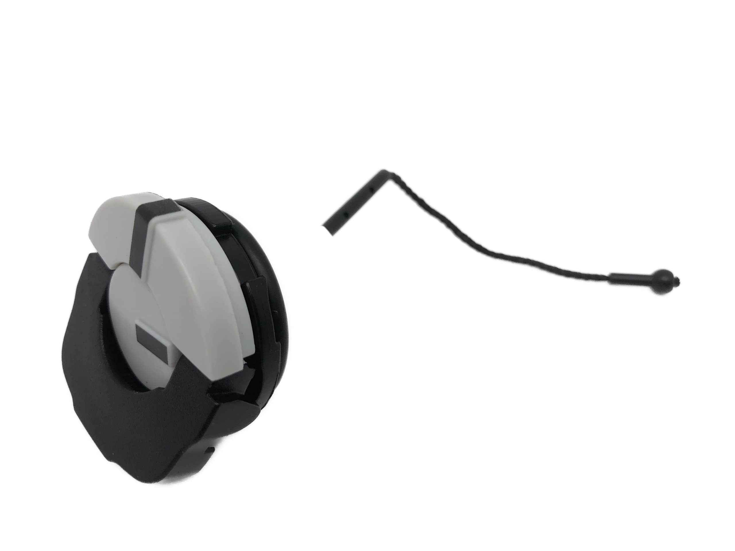Stihl OEM oil filler cap detail highlights precise threading for secure sealing.