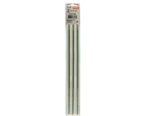 Stihl replacement files for 1/4-3/8 PICCO chains, ideal for precise on-site sharpening.