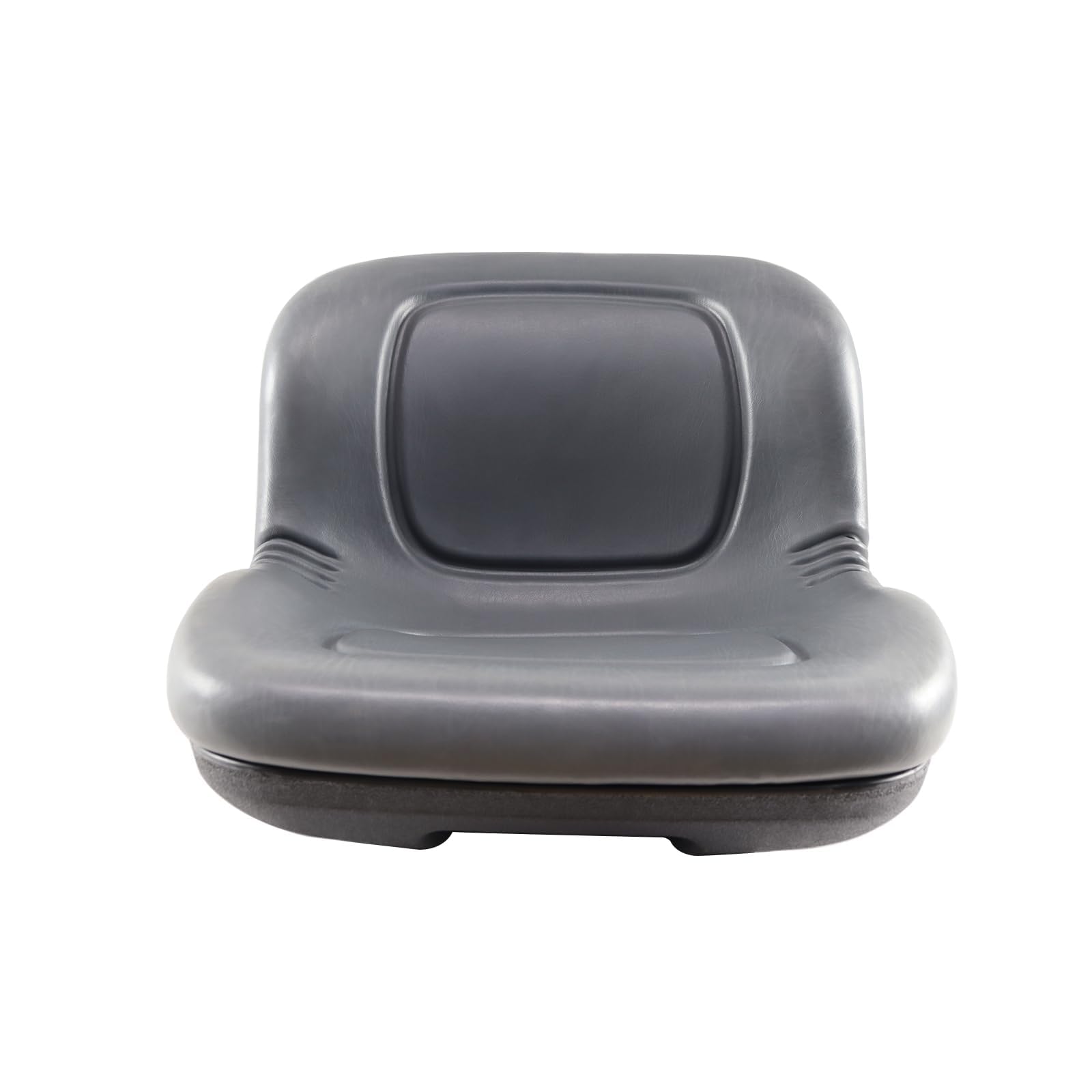 STILEALUS tractor seat side view shows rugged construction for outdoor use.