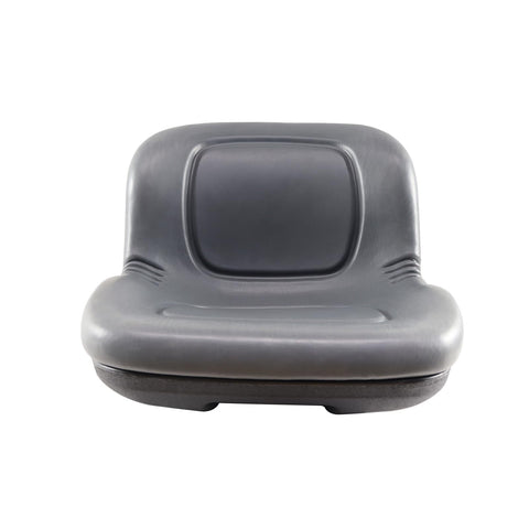 STILEALUS tractor seat side view shows rugged construction for outdoor use.