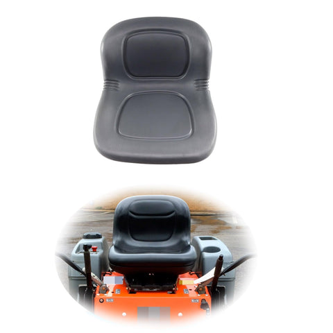 STILEALUS tractor seat front view for Husqvarna RZ4621 offers ergonomic comfort.