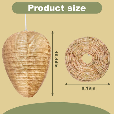 Stingmon carpenter bee deterrent nest deco helps keep yards bee-free outdoors.
