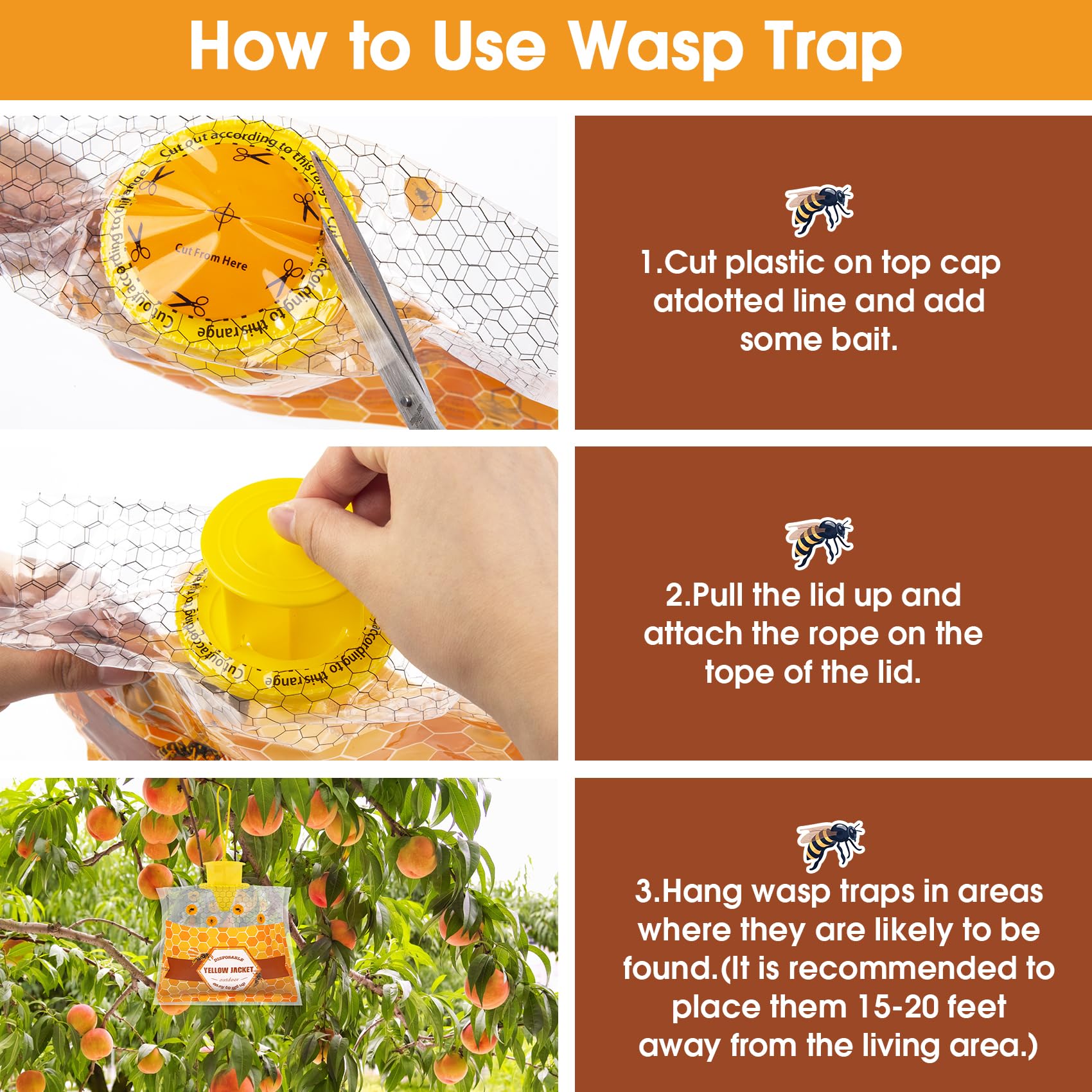 Stingmon disposable trap offers easy post-use disposal.