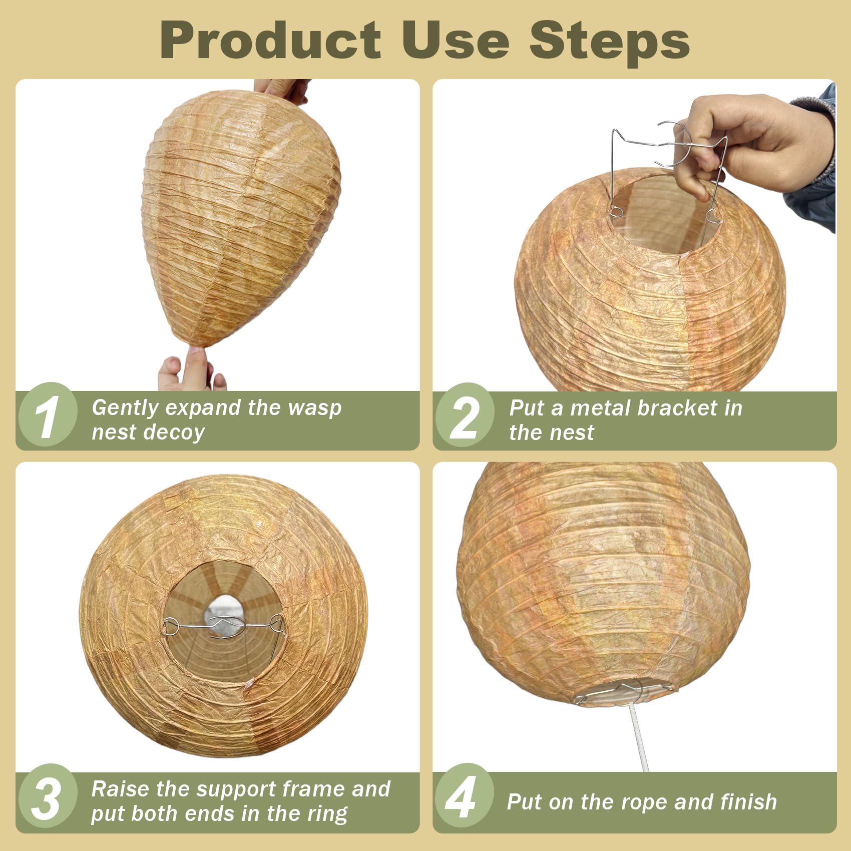 Stingmon fake wasp nest decorative for patio and dining spaces.