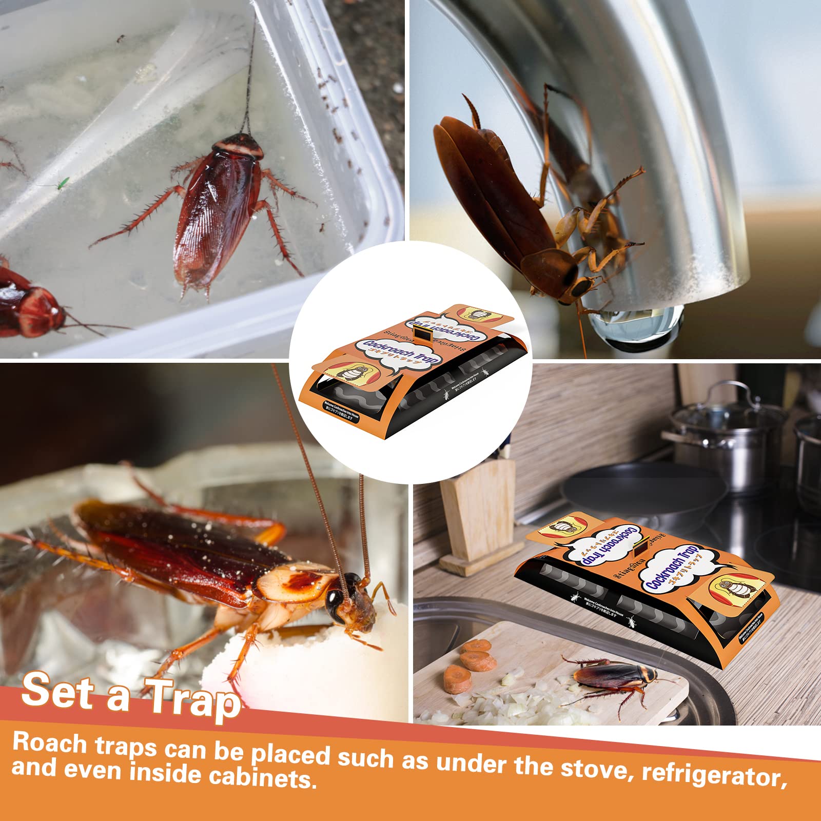 Stingmon Trap strong adhesive ensures insects stay captured