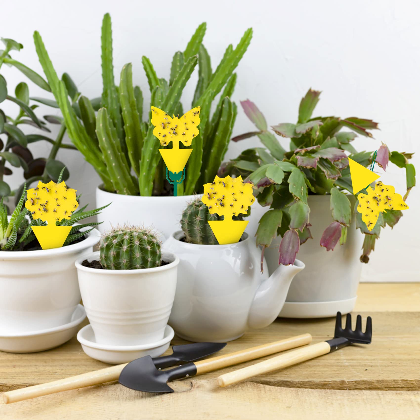 Stingmon 54-pack kit includes sticks, wires, and small shovel for setup