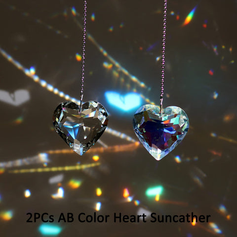 Stino brilliant light spots from sunlight interacting with prisms
