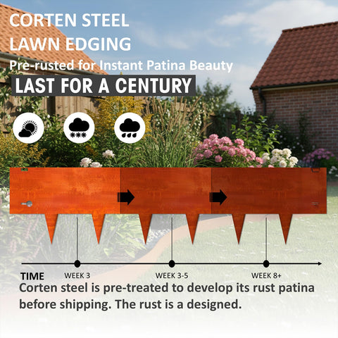 Stirlingear 20ft edging set, ideal for lawn and walkway borders.