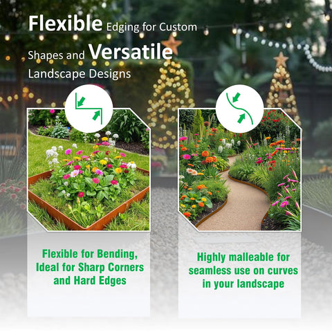 STIRLINGEAR border between grass and beds with durable definition