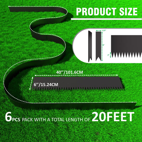 STIRLINGEAR galvanized-steel edging with seamless connection for clean garden lines