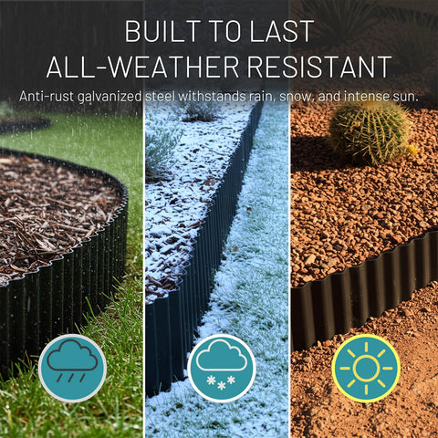 Stirlingear modern corrugated finish adds style to any outdoor space.