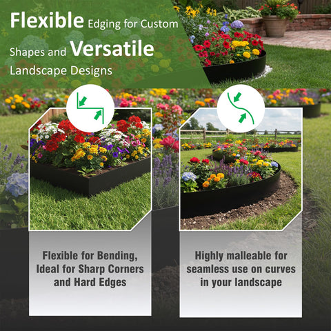 Stirlingear pathway and driveway edging creates a clean transition between turf and hardscape.