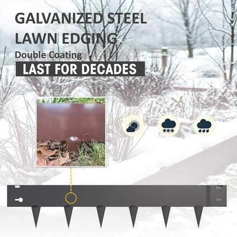 STIRLINGEAR border definition along lawn and path features.