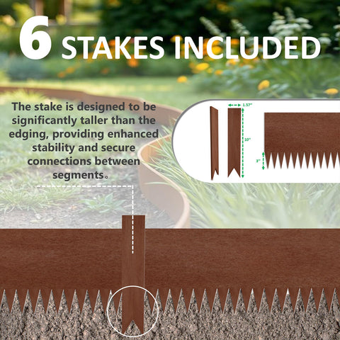 STIRLINGEAR seamless border system creates clean garden lines