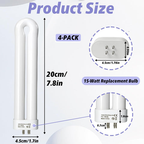 Stitokg 4-pin G24q bulb pack during fixture installation for easy setup.