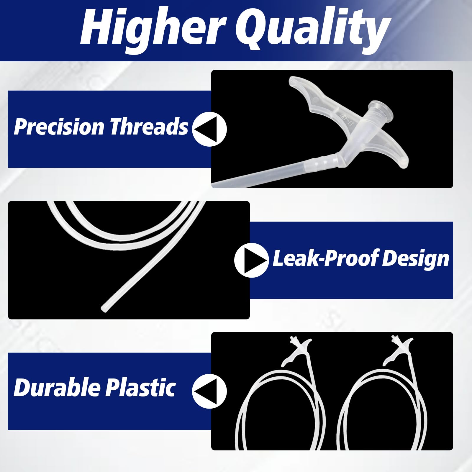 Stitokg adjustable spray tips allow pattern customization for precision.